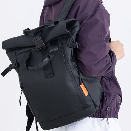 Laptop Bag - Trendy Curled Backpack