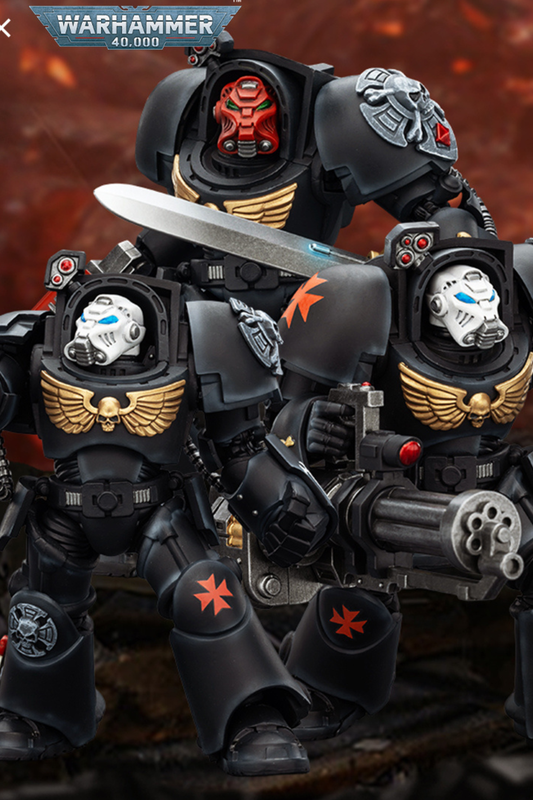 Black Templars Terminator -Warhammer 40k 1/18 Action Figure By JOYTOY