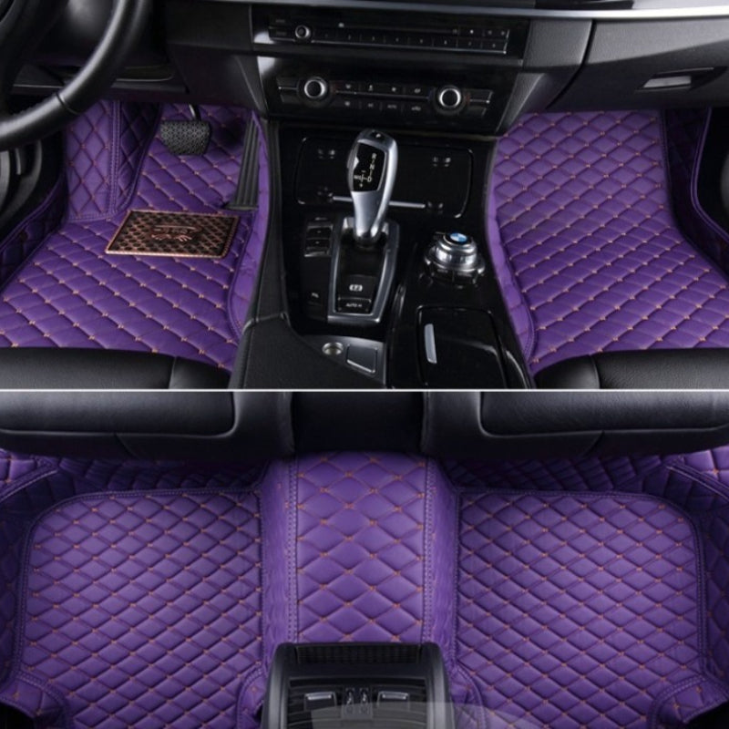 Car Floor Mats - Multi-Color Optional-5-Seat Set