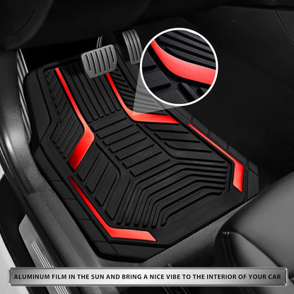 Car Floor Mats - 4-Piece Set (Easy to Maintain)
