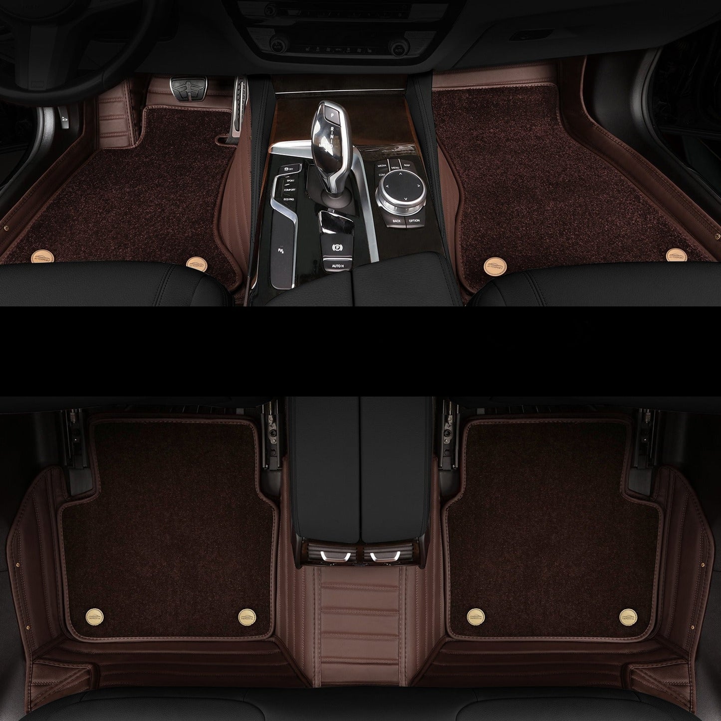 Car Floor Mats with Thickened Non-Slip Nano Fleece Lining