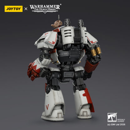 White Scars Qin Xa & Hibou Khan &Contemptor Dreadnought-Warhammer 40k 1/18 Action Figure By JOYTOY