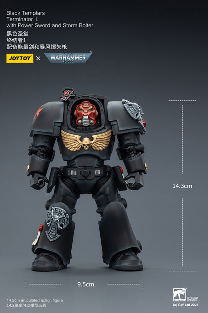 Black Templars Terminator -Warhammer 40k 1/18 Action Figure By JOYTOY