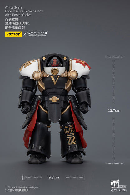White Scars Legion Praetor /  White Scars Ebon Keshig Terminator  - "Warhammer "The Horus Heresy 1/18 Action Figure By JOYTOY