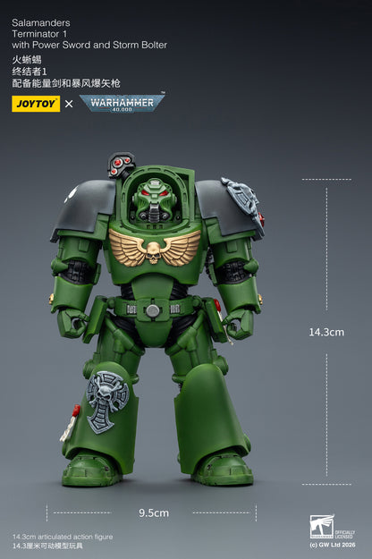 Salamanders Terminator -Warhammer 40k 1/18 Action Figure By JOYTOY