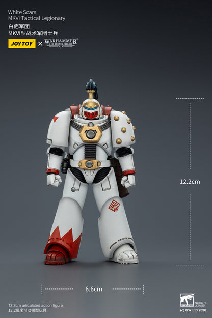 White Scars Legion Vigilator with Nemesis rifle and Bolt Pistol - Warhammer "The Horus Heresy" 1/18 Action Figure By JOYTOY