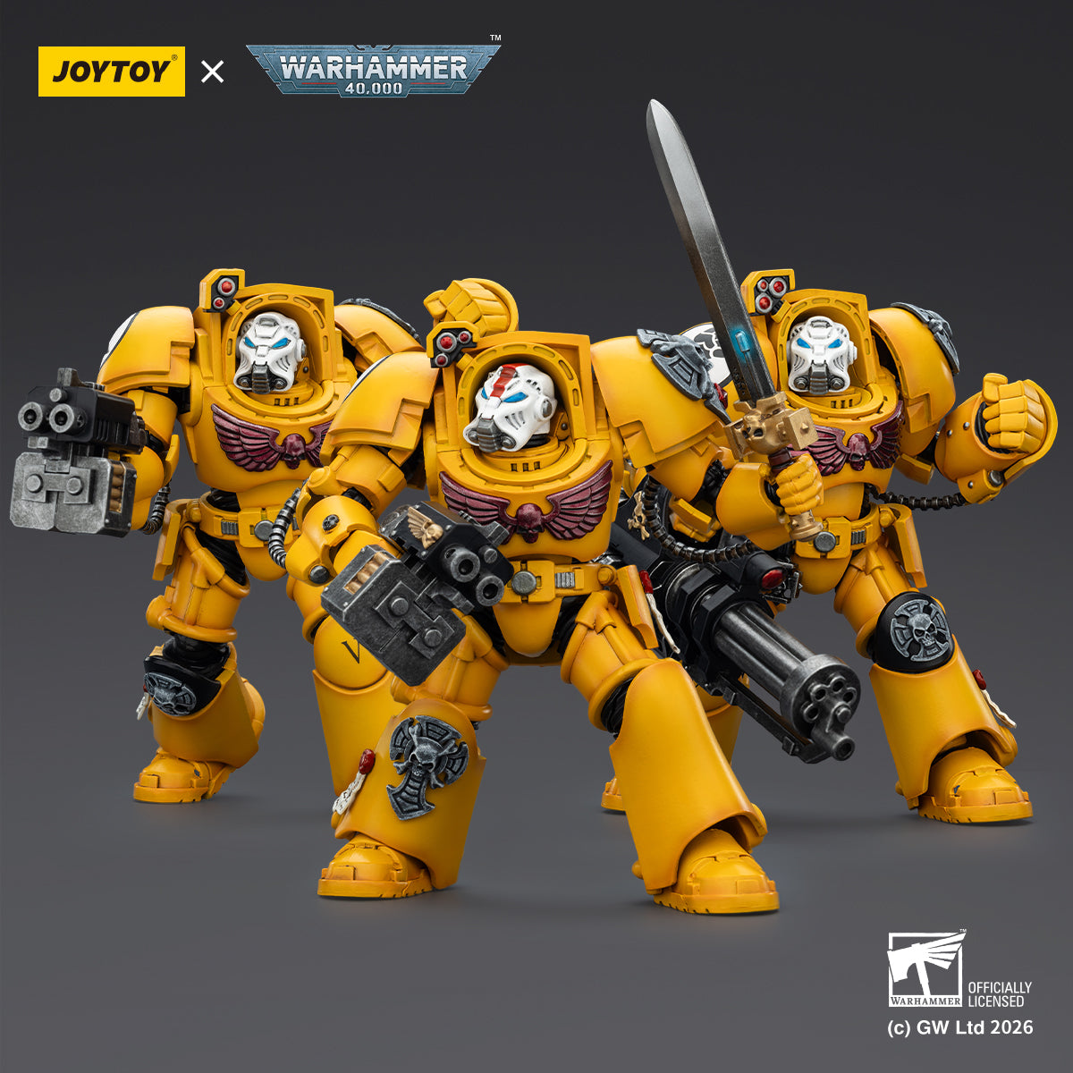 Imperial Fists Terminator-Warhammer 40k 1/18 Action Figure By JOYTOY