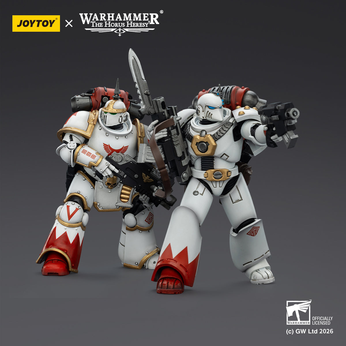 White Scars Jaghatai Khan Primarch &  Tactical Legionary "The Horus Heresy" -Warhammer 40k 1/18 Action Figure By JOYTOY