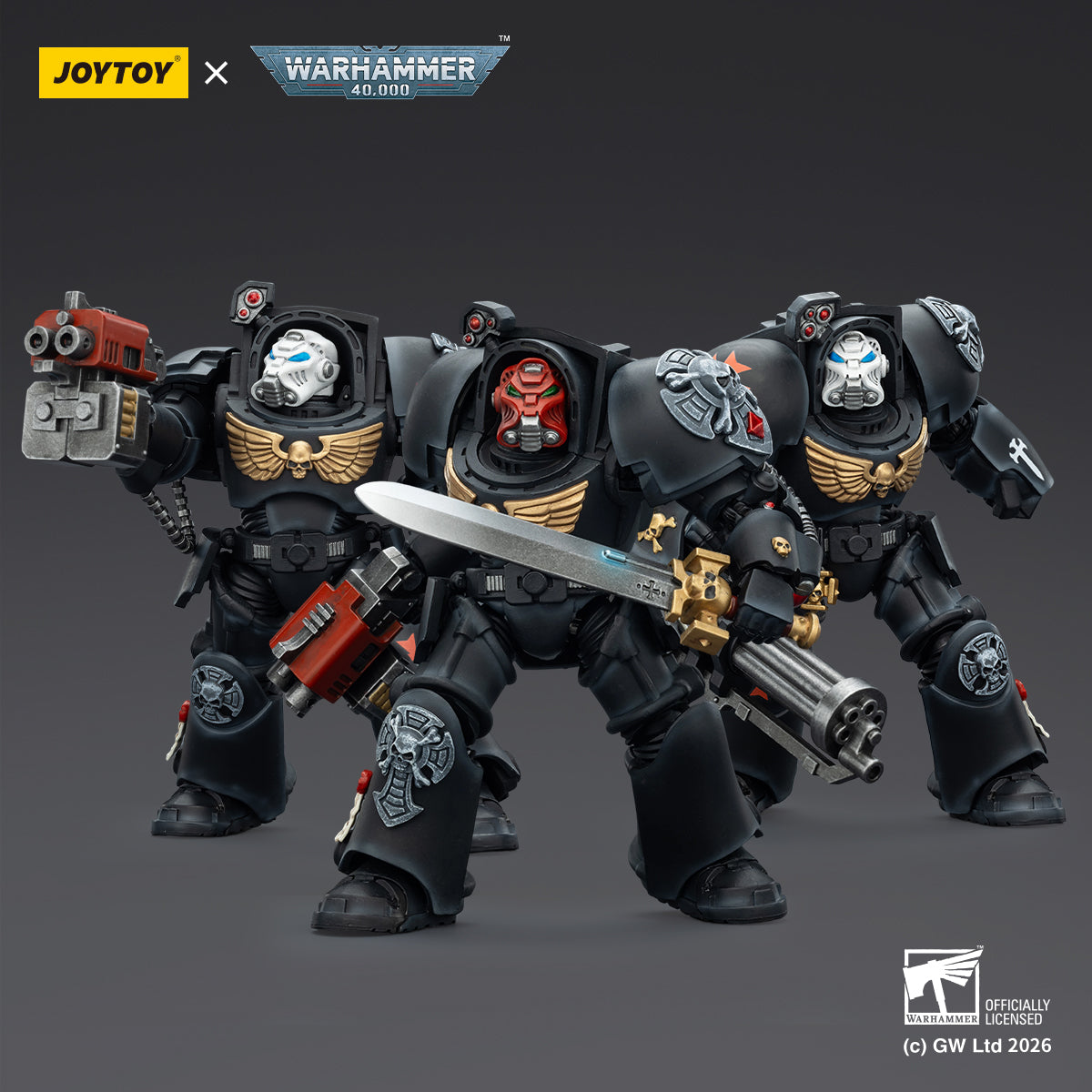 Black Templars Terminator -Warhammer 40k 1/18 Action Figure By JOYTOY