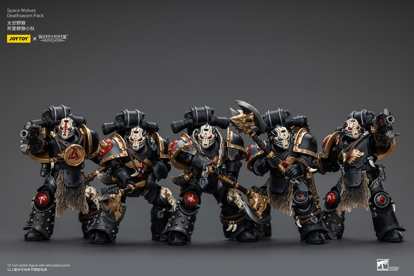 Space Wolves
Deathsworn Pack - Warhammer "The Horus Heresy" Action Figure By JOYTOY