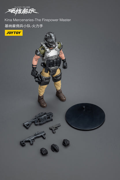 Kina Mercenaries-The Firepower Master - Military Action Figure By JOYTOY