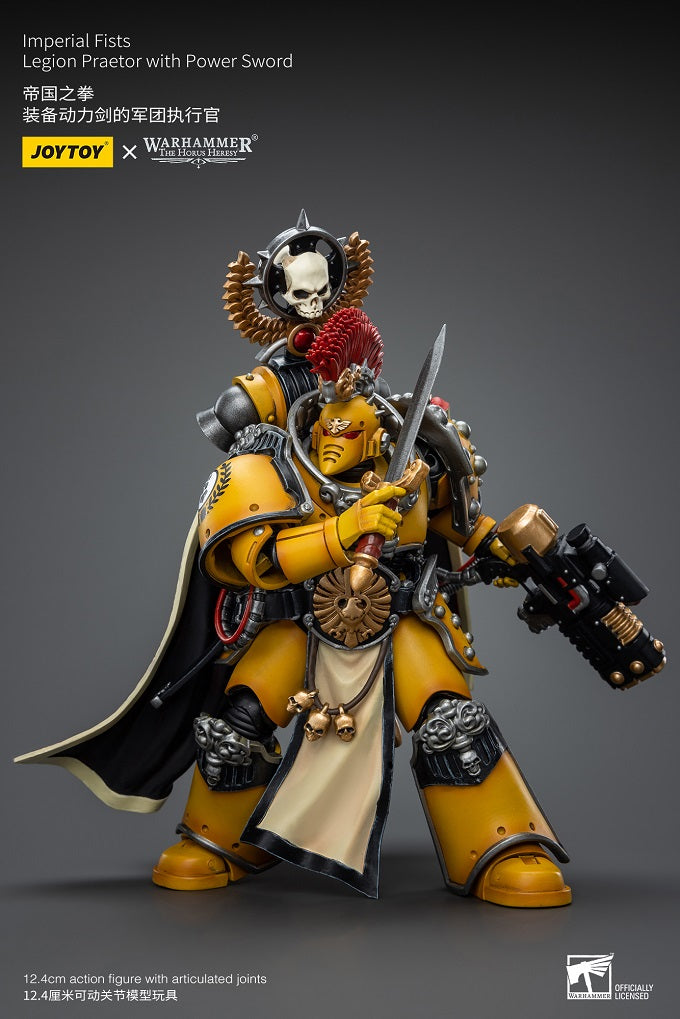 Imperial Fists Legion Praetor with Power Sword - Warhammer The Horus Heresy Action Figure By JOYTOY