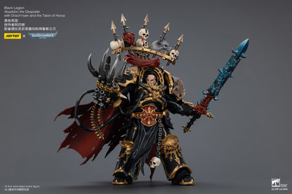 Black Legion Abaddon the Despoile with Drach'nyen and the Talon of Horus - "Warhammer 40K" 1/18 Action Figure By JOYTOY