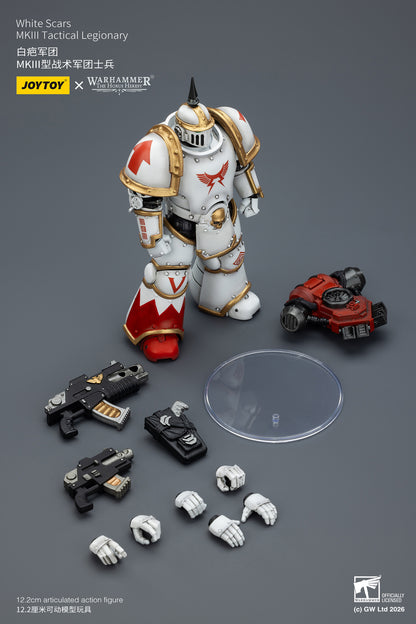 White Scars Jaghatai Khan Primarch &  Tactical Legionary "The Horus Heresy" -Warhammer 40k 1/18 Action Figure By JOYTOY