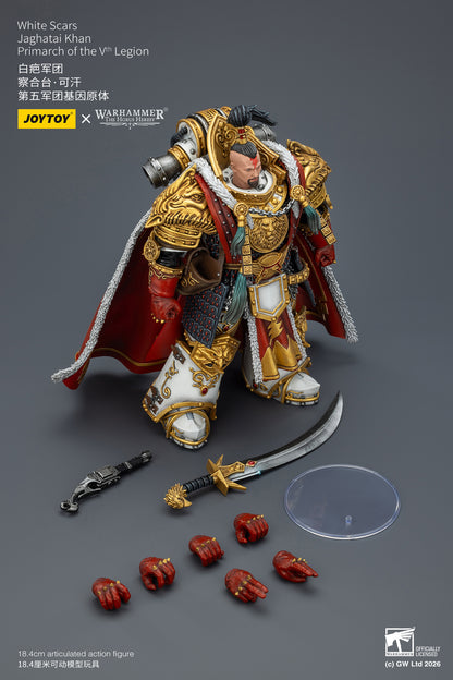 White Scars Jaghatai Khan Primarch &  Tactical Legionary "The Horus Heresy" -Warhammer 40k 1/18 Action Figure By JOYTOY