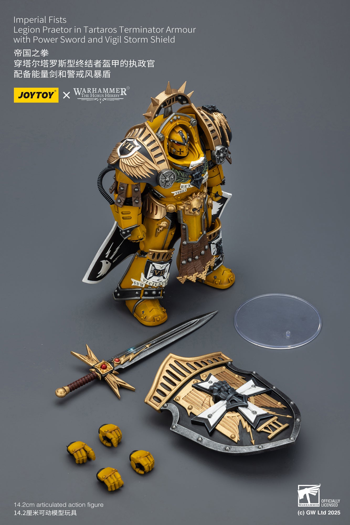 "The Horus Heresy" Imperial Fists -Warhammer 30k 1/18 Action Figure By JOYTOY