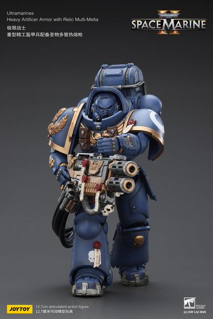 Ultramarines Heavy Relic Primus Armor with Heavy Relic Bolt Rifle - "Warhammer 40,000" 1/18 Action Figure By JOYTOY