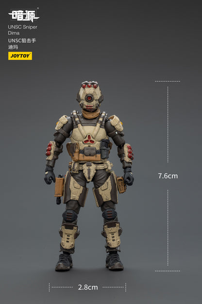 1/25 UNSC WAVE 1  & Steel Ride Corps Wave 1- 1/25 Dark Source Action Figure By JOYTOY