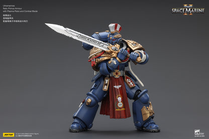 Ultramarines Heavy Relic Primus Armor with Heavy Relic Bolt Rifle - "Warhammer 40,000" 1/18 Action Figure By JOYTOY