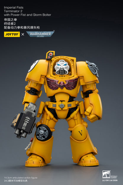 Imperial Fists Terminator-Warhammer 40k 1/18 Action Figure By JOYTOY