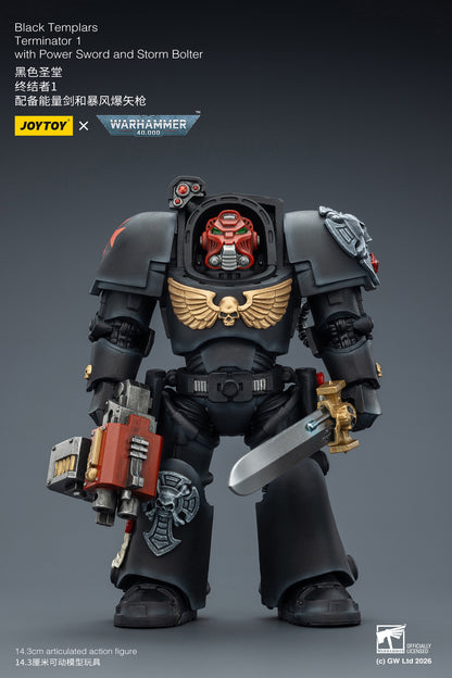 Black Templars Terminator -Warhammer 40k 1/18 Action Figure By JOYTOY