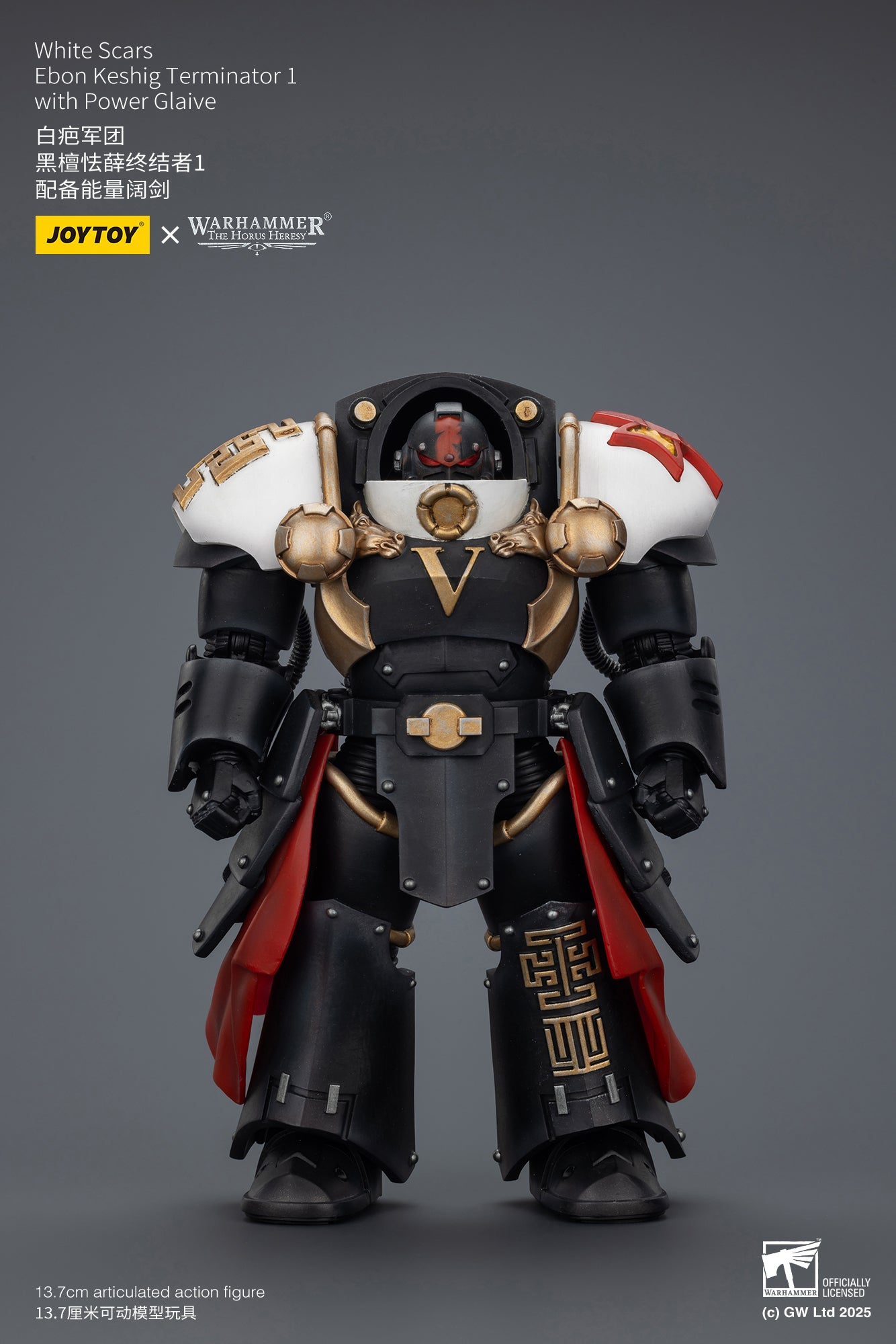 White Scars Legion Praetor /  White Scars Ebon Keshig Terminator  - "Warhammer "The Horus Heresy 1/18 Action Figure By JOYTOY
