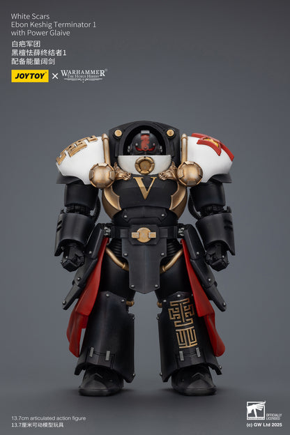 White Scars Legion Praetor /  White Scars Ebon Keshig Terminator  - "Warhammer "The Horus Heresy 1/18 Action Figure By JOYTOY