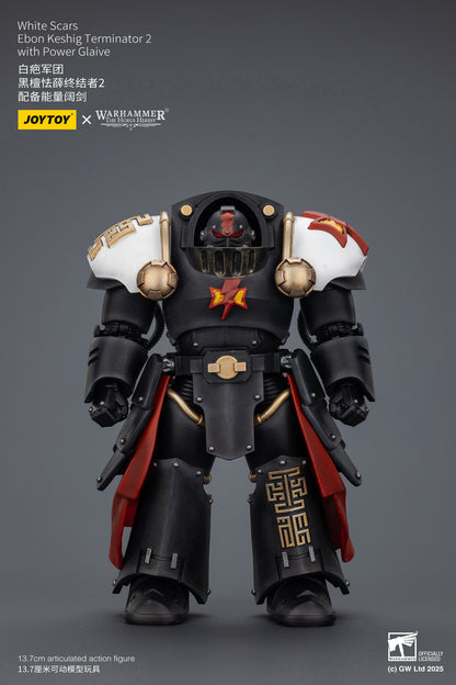 White Scars Legion Praetor /  White Scars Ebon Keshig Terminator  - "Warhammer "The Horus Heresy 1/18 Action Figure By JOYTOY