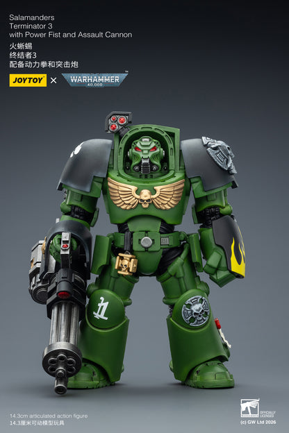 Salamanders Terminator -Warhammer 40k 1/18 Action Figure By JOYTOY