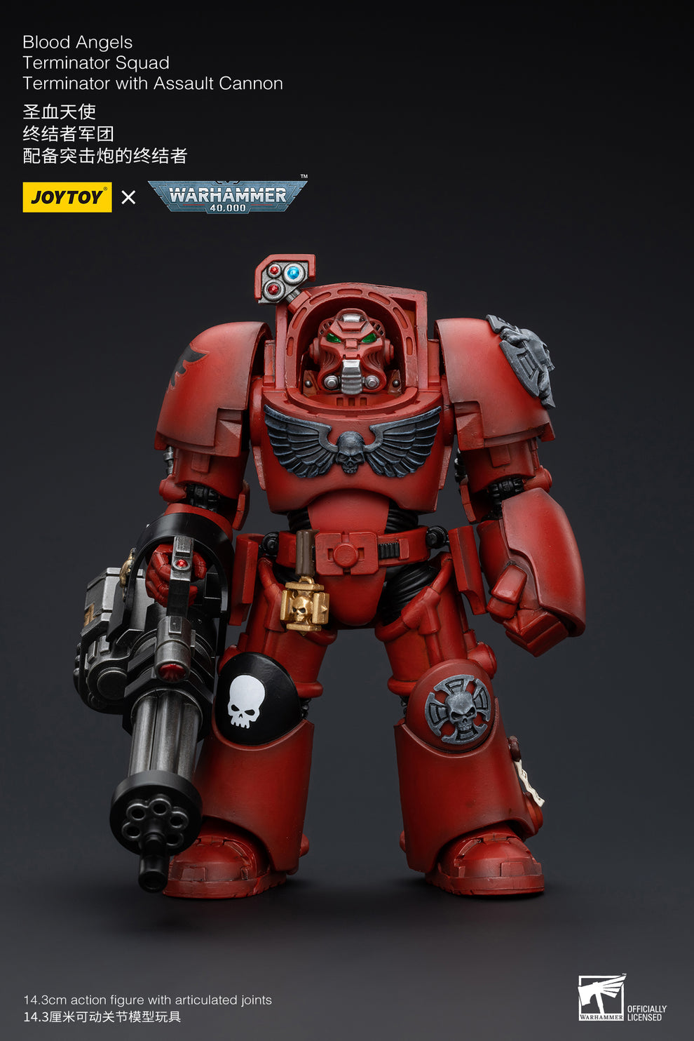 Angel Terminators Blood Angels Terminator Squad Terminator with Assault Cannon - Warhamm ...