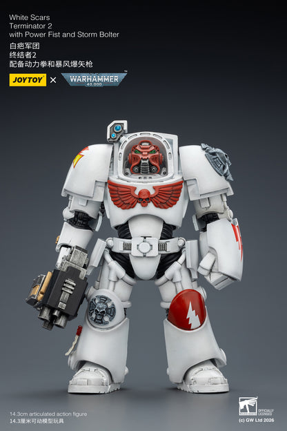 White Scars Terminator -Warhammer 40k 1/18 Action Figure By JOYTOY