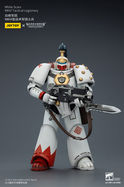 White Scars Legion Vigilator with Nemesis rifle and Bolt Pistol - Warhammer "The Horus Heresy" 1/18 Action Figure By JOYTOY