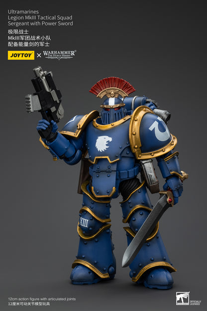 Ultramarines Legion MKIII Tactical Squad Full Set - Warhammer "The Horus Heresy" Action Figure By JOYTOY