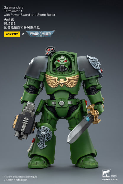 Salamanders Terminator -Warhammer 40k 1/18 Action Figure By JOYTOY