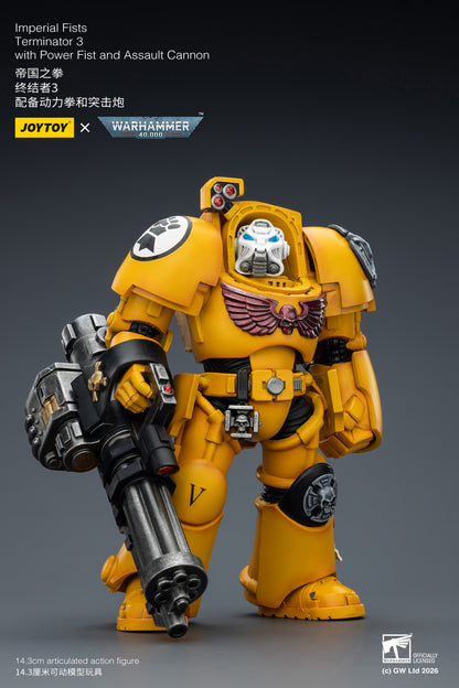 Imperial Fists Terminator-Warhammer 40k 1/18 Action Figure By JOYTOY