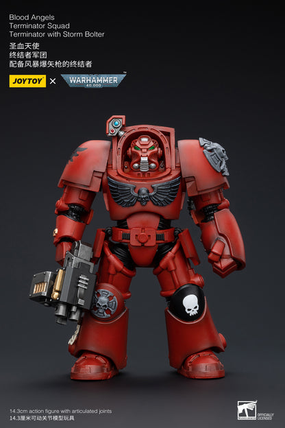 Blood Angels Terminator Squad Terminator with Storm Bolter  - Warhammer 40K Action Figure By JOYTOY