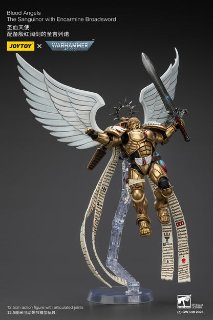 Blood Angels The Sanguinor with Encarmine Broadsword - "Warhammer 40K" 1/18 Action Figure By JOYTOY