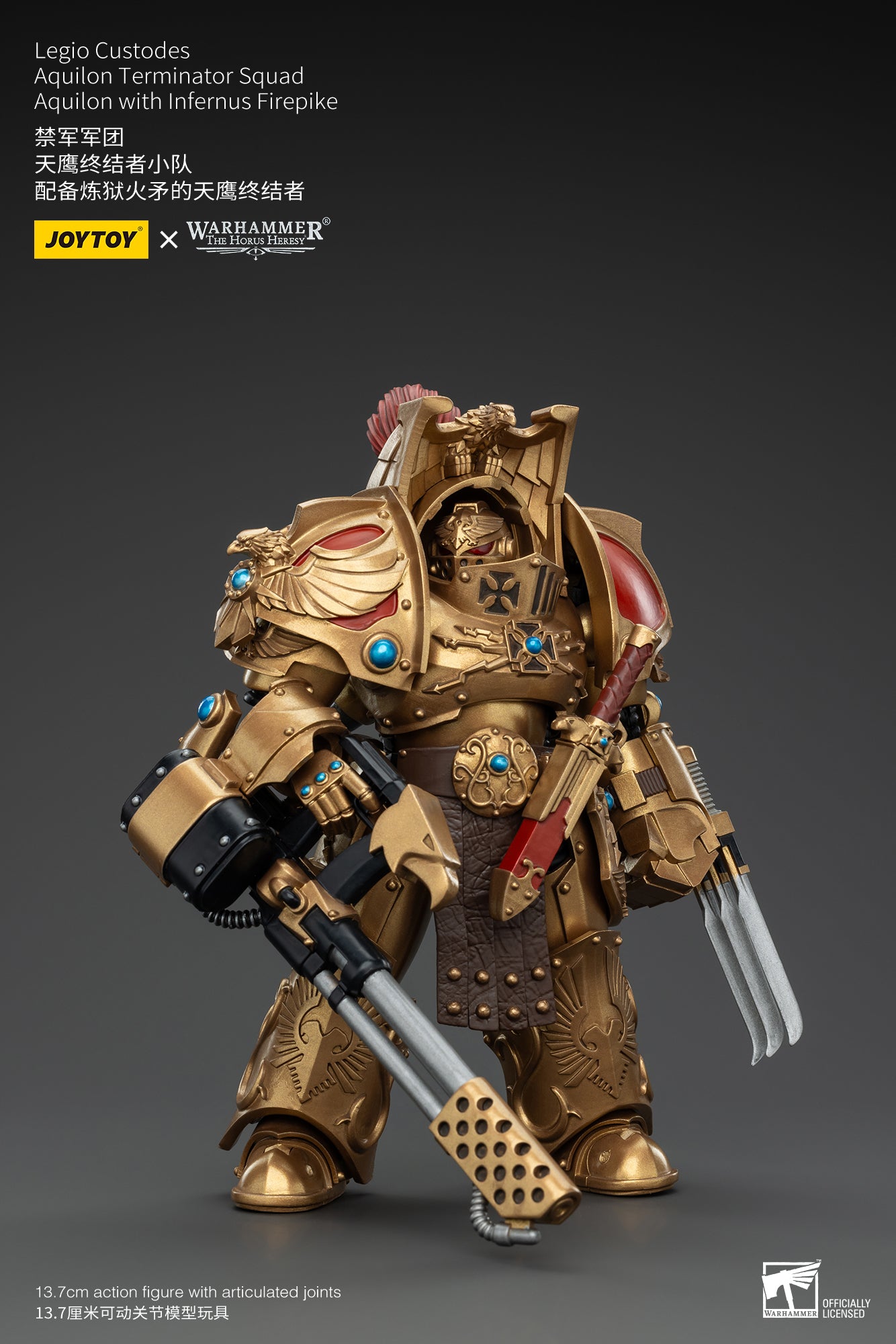 Legio Custodes Aquilon Terminator Squad - Warhammer"The Horus Heresy" Action Figure By JOYTOY