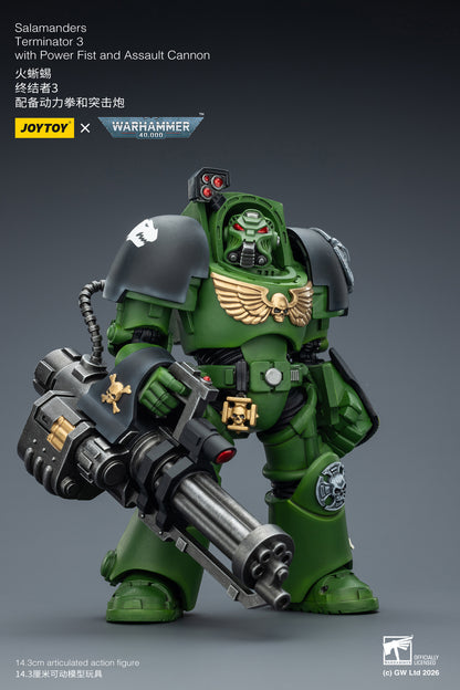 Salamanders Terminator -Warhammer 40k 1/18 Action Figure By JOYTOY