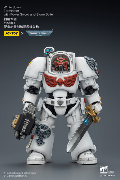 White Scars Terminator -Warhammer 40k 1/18 Action Figure By JOYTOY