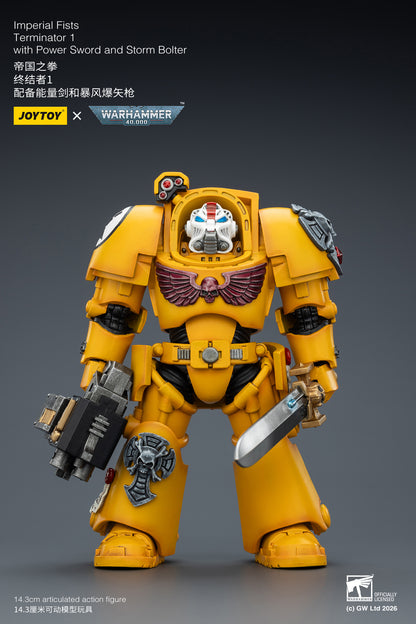 Imperial Fists Terminator-Warhammer 40k 1/18 Action Figure By JOYTOY