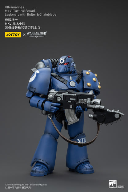 Ultramarines Legion MKIII Tactical Squad Full Set - Warhammer "The Horus Heresy" Action Figure By JOYTOY