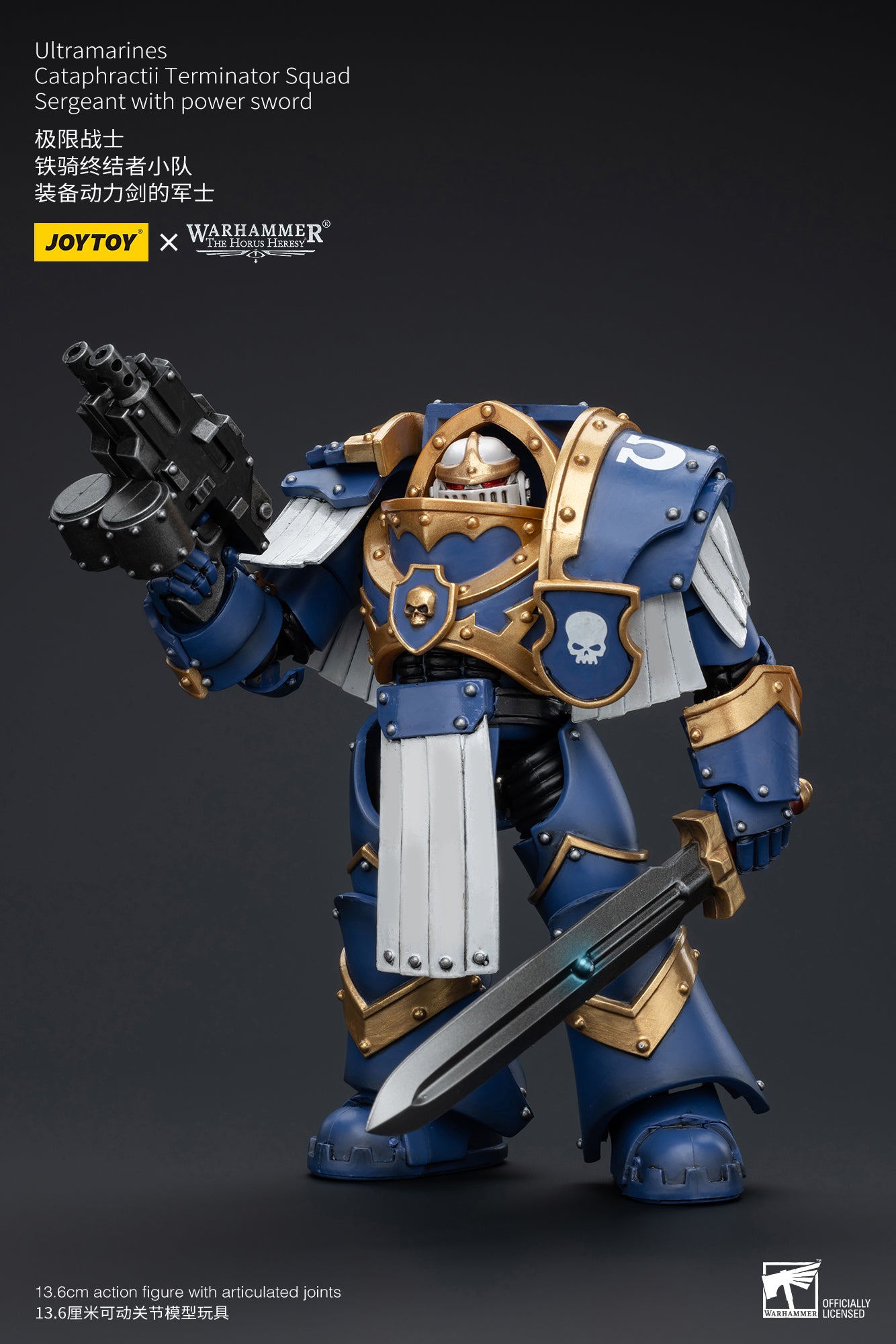 Ultramarines Cataphractii Terminator Squad - Warhammer "The Horus Heresy" Action Figure By JOYTOY