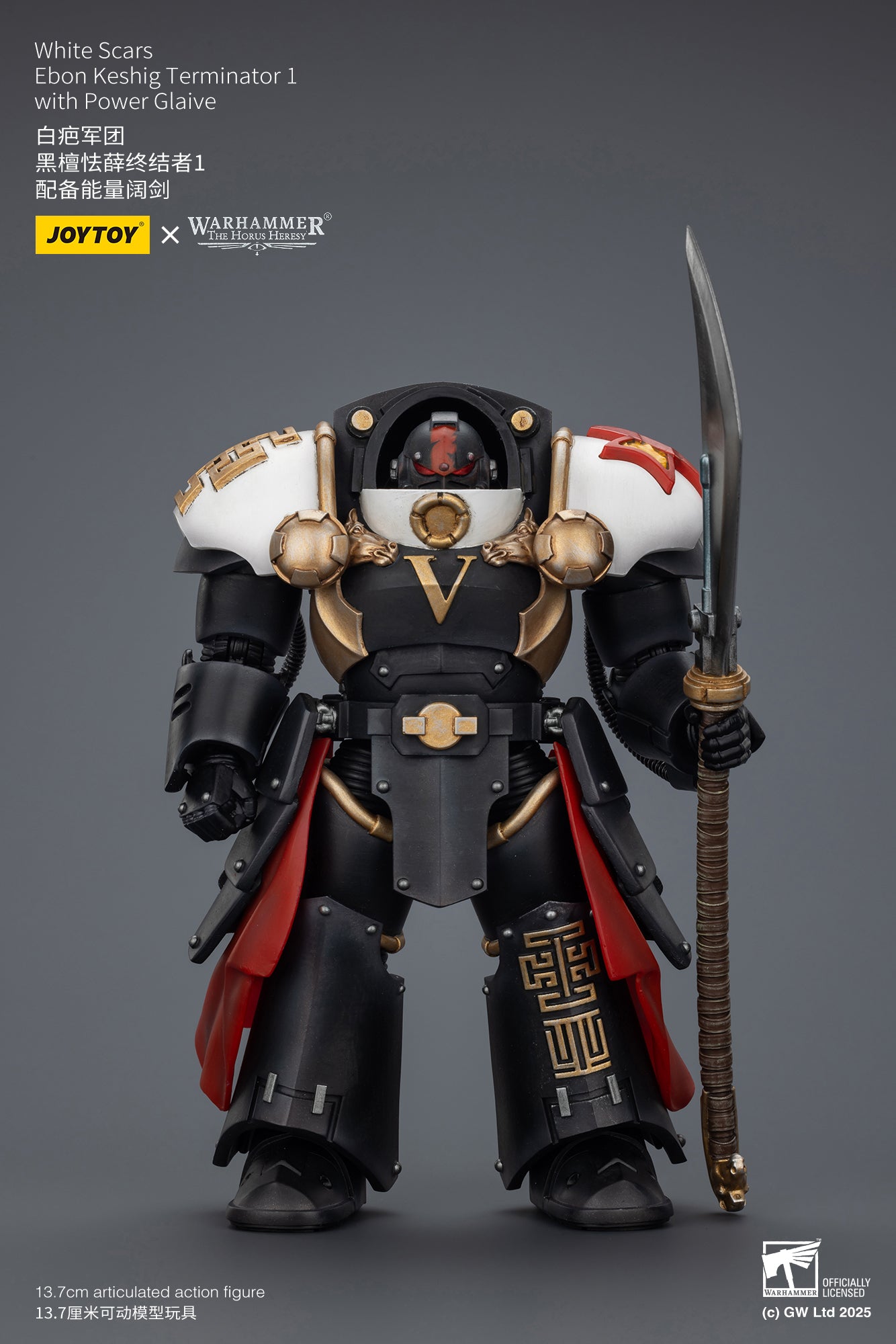 White Scars Legion Praetor /  White Scars Ebon Keshig Terminator  - "Warhammer "The Horus Heresy 1/18 Action Figure By JOYTOY
