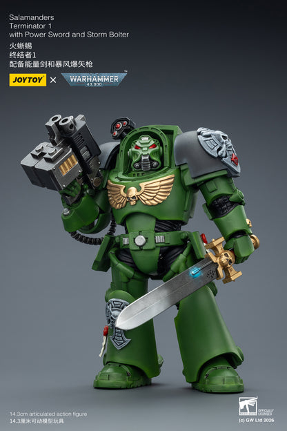 Salamanders Terminator -Warhammer 40k 1/18 Action Figure By JOYTOY