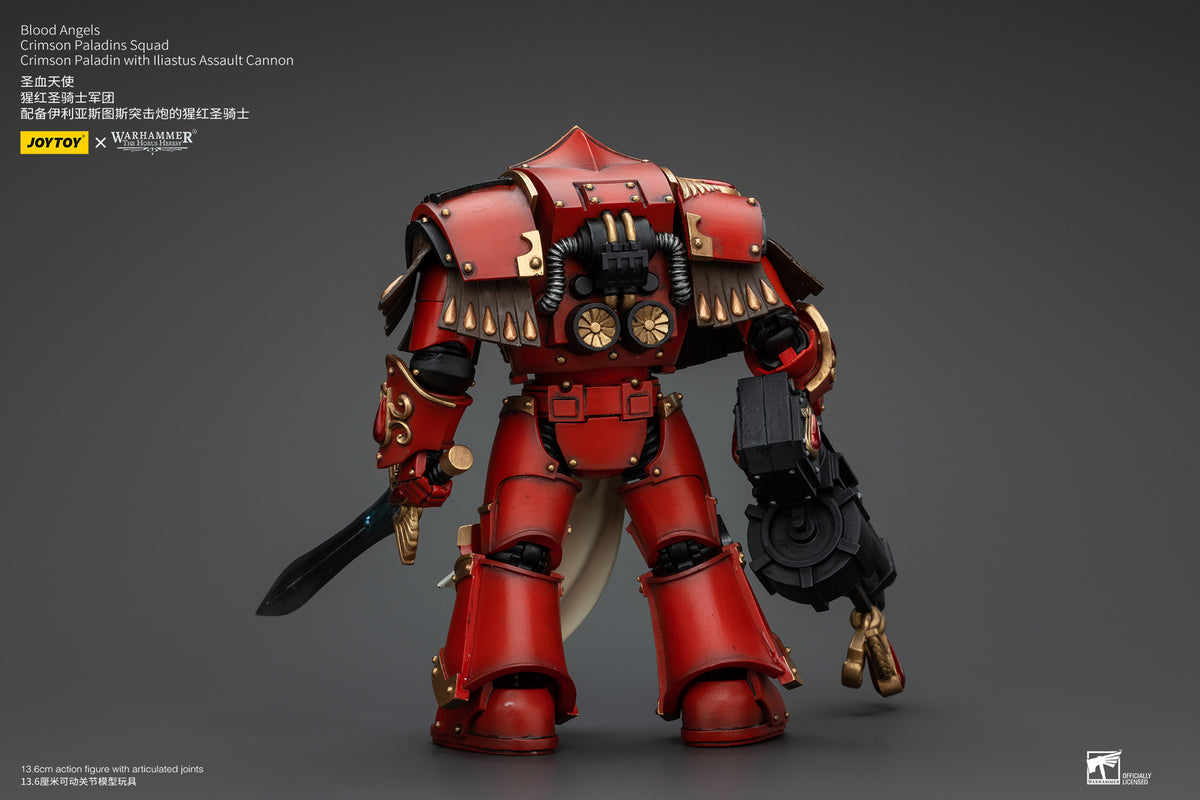 WARHAMMER 40K - FIGURINE DE BLOOD ANGELS PALADIN SQUAD - CRIMSON PALADIN WITH ILIASTUS ASSAULT Cannon 1 18 Joytoy WARHAMMER 40K - FIGURINE DE BLOOD ANGELS PALADIN SQUAD - CRIMSON PALADIN WITH ILIASTUS ASSAULT Cannon 1 18 Joytoy