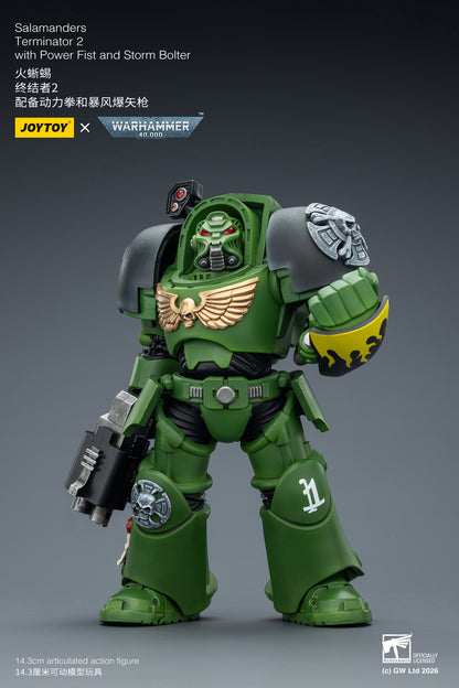 Salamanders Terminator -Warhammer 40k 1/18 Action Figure By JOYTOY