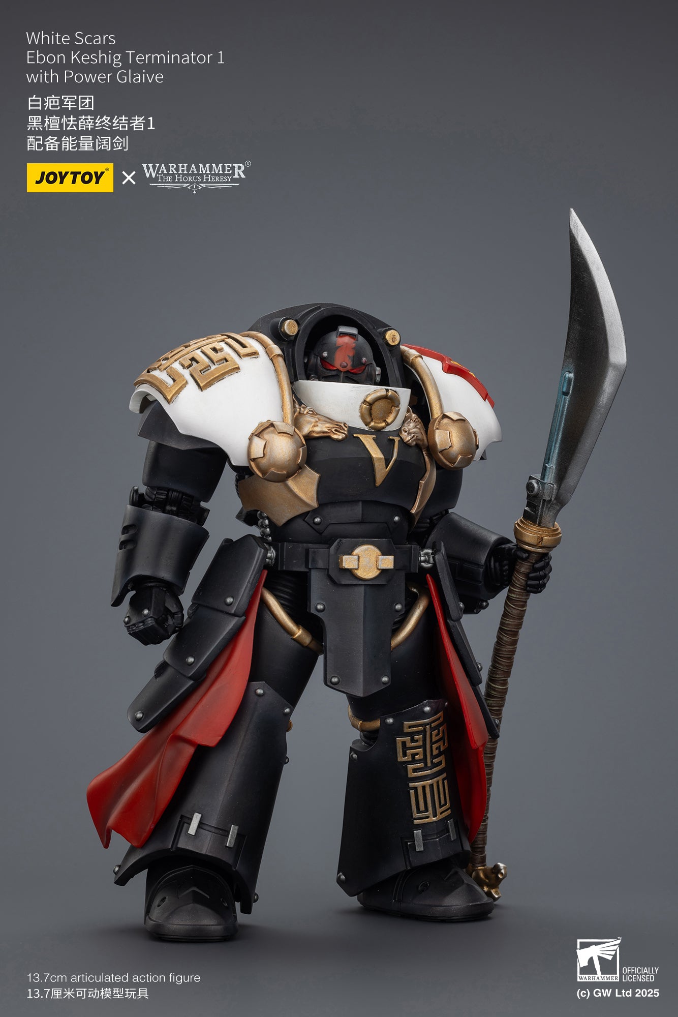 White Scars Legion Praetor /  White Scars Ebon Keshig Terminator  - "Warhammer "The Horus Heresy 1/18 Action Figure By JOYTOY