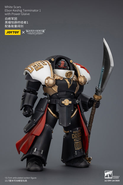 White Scars Legion Praetor /  White Scars Ebon Keshig Terminator  - "Warhammer "The Horus Heresy 1/18 Action Figure By JOYTOY