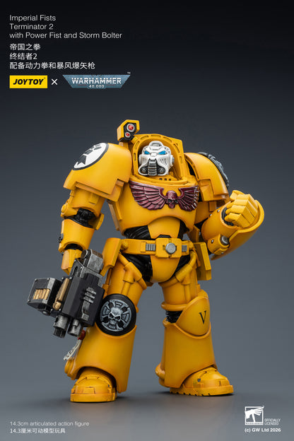 Imperial Fists Terminator-Warhammer 40k 1/18 Action Figure By JOYTOY